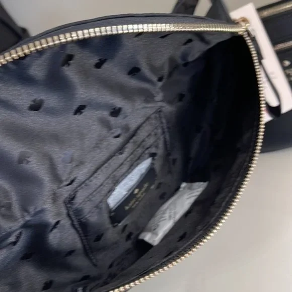 Kate Spade Chelsea Nylon Belt Bag Fanny Pack Black - Picture 9 of 16